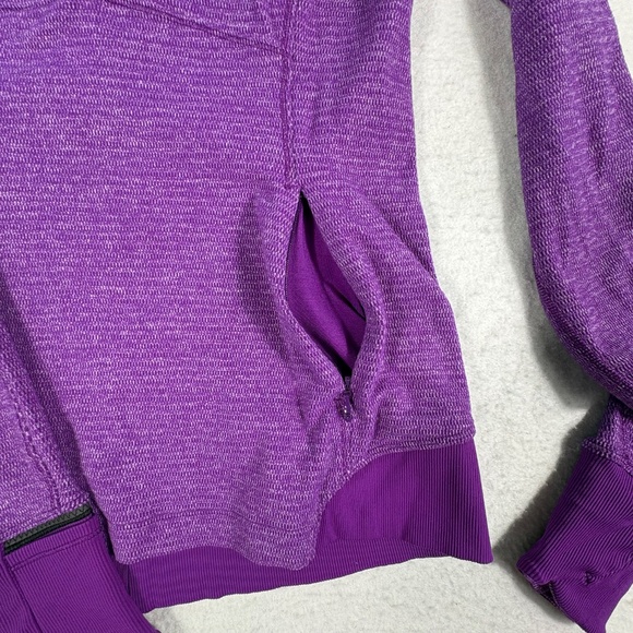 Lululemon Women's Runderful Pullover Size 8 Half Zip in Heathered Violet - Picture 6 of 15
